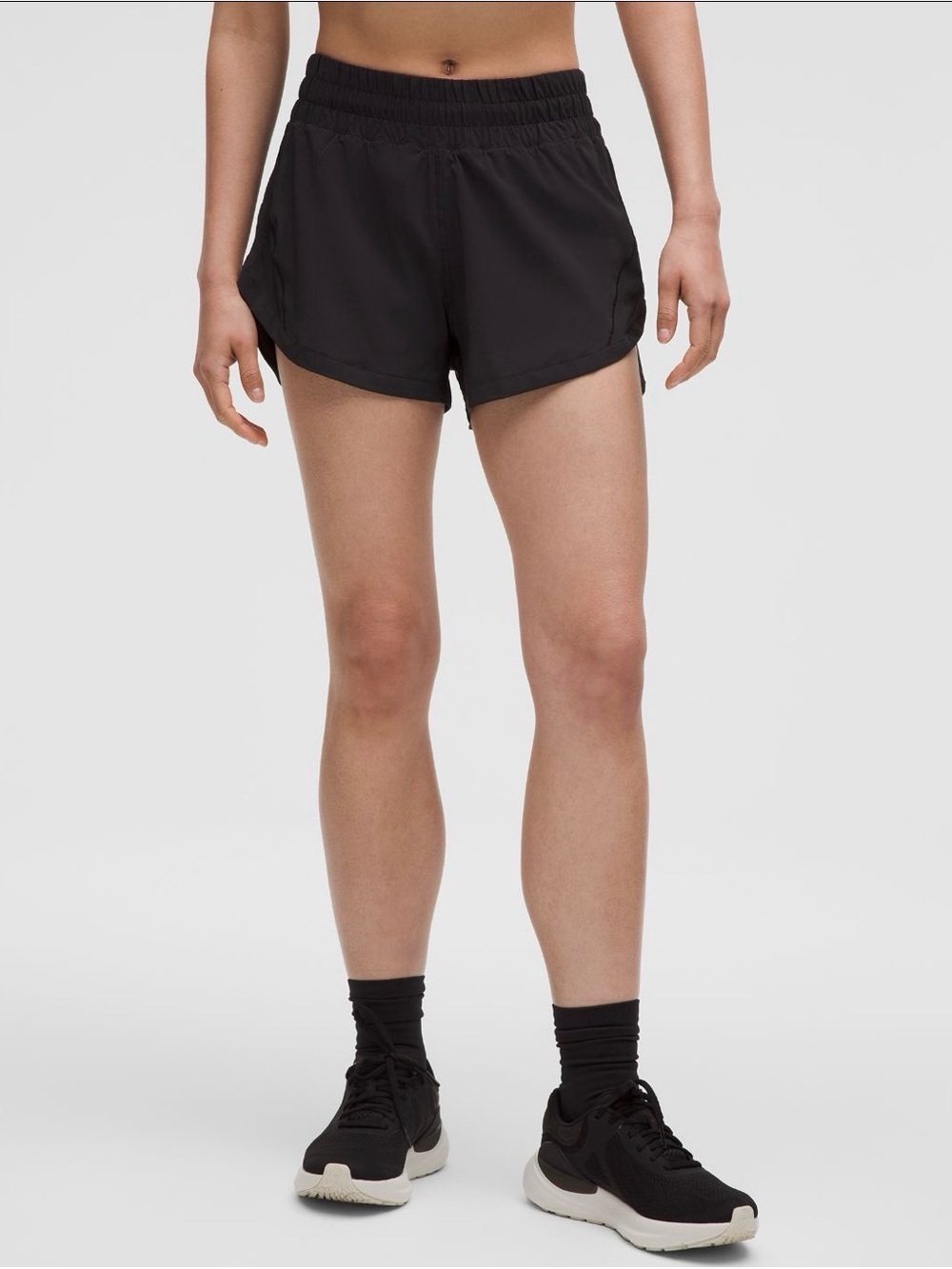 Lululemon Track That High Short 3” - Black Athletic Running Shorts